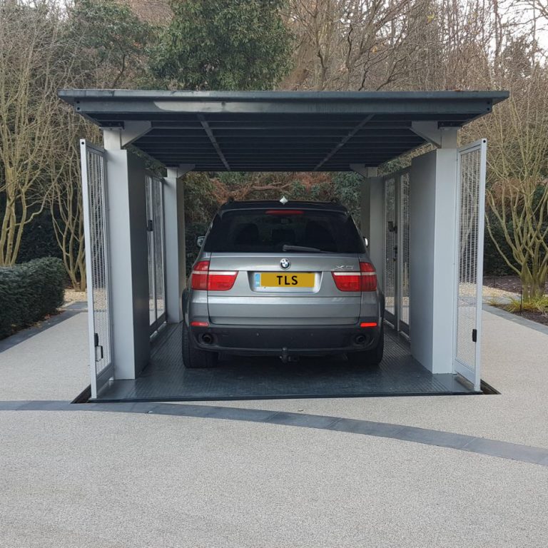 Driveway to Basement Car Lifts Total Lifting Solutions TLS